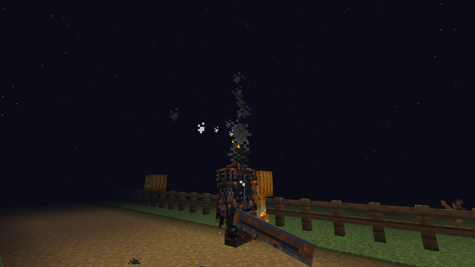 The Horseman on foot